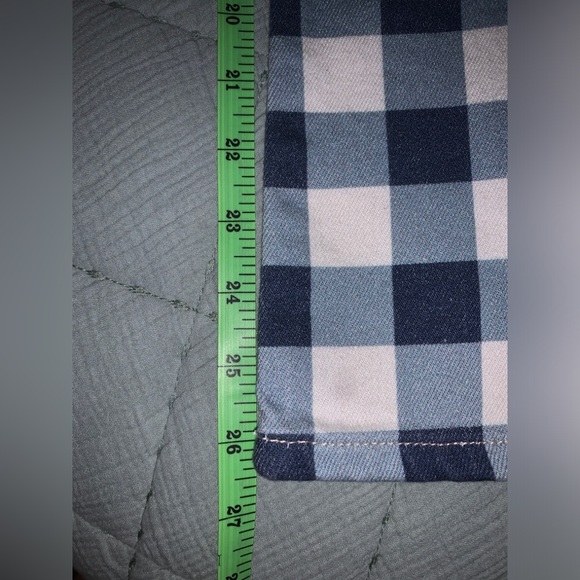 Wrangler Wrock Gingham Jeans 672 High Rise Kick Flare 27 NWT checkered - Picture 6 of 8